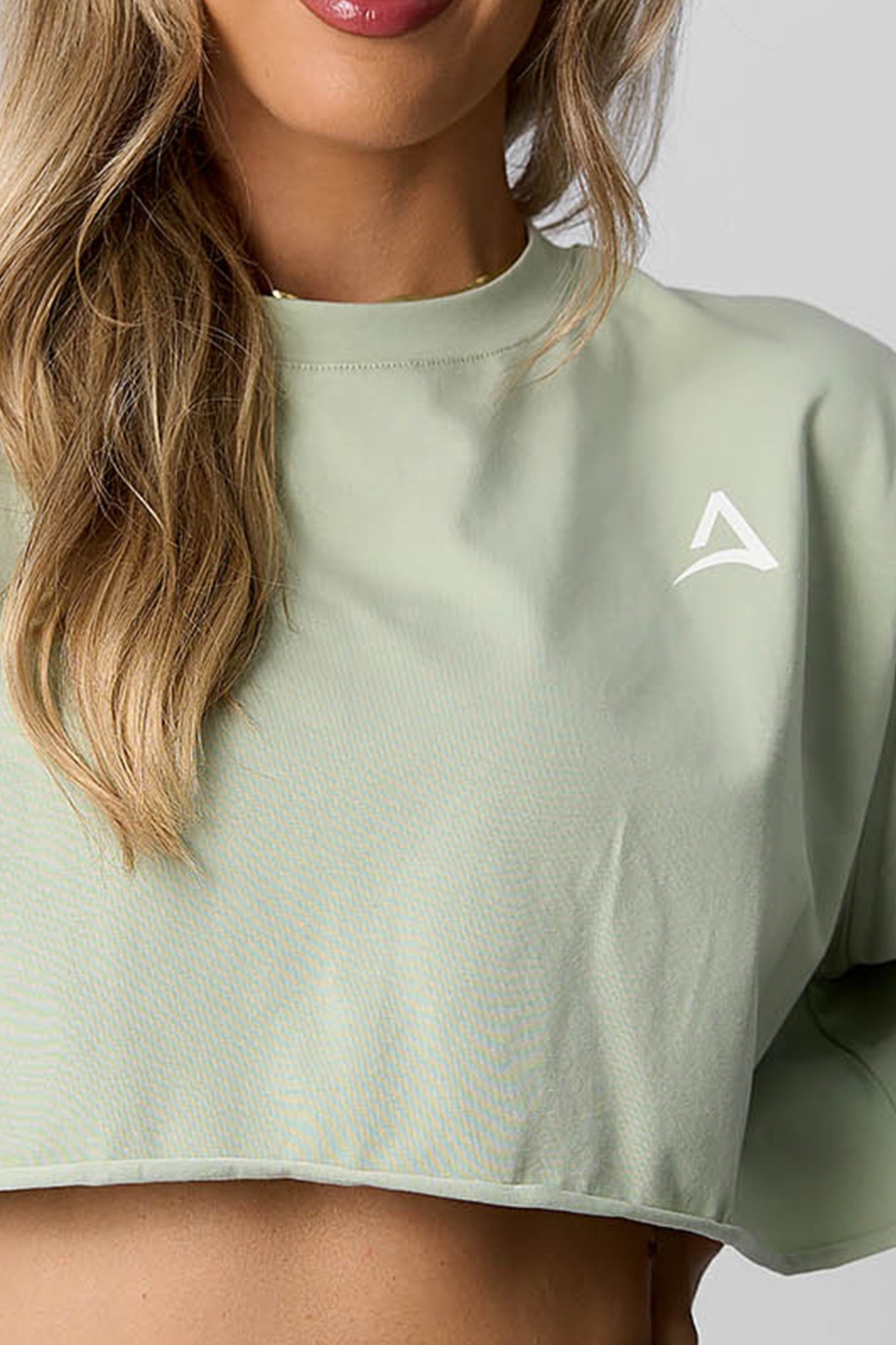 Tricou ABYFIT CROP Verde menta