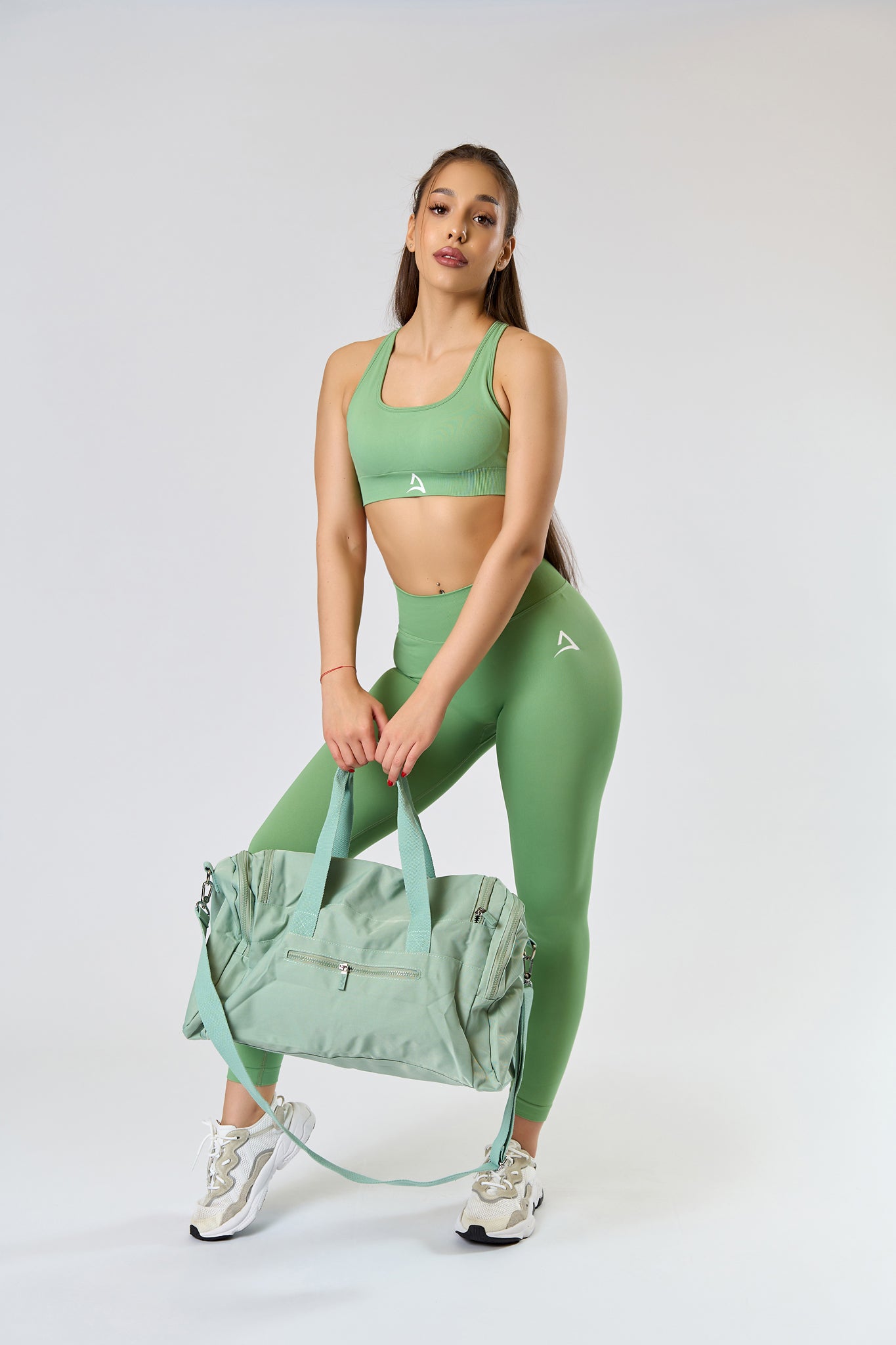 Set CROSSBACK SCULPT Verde deschis