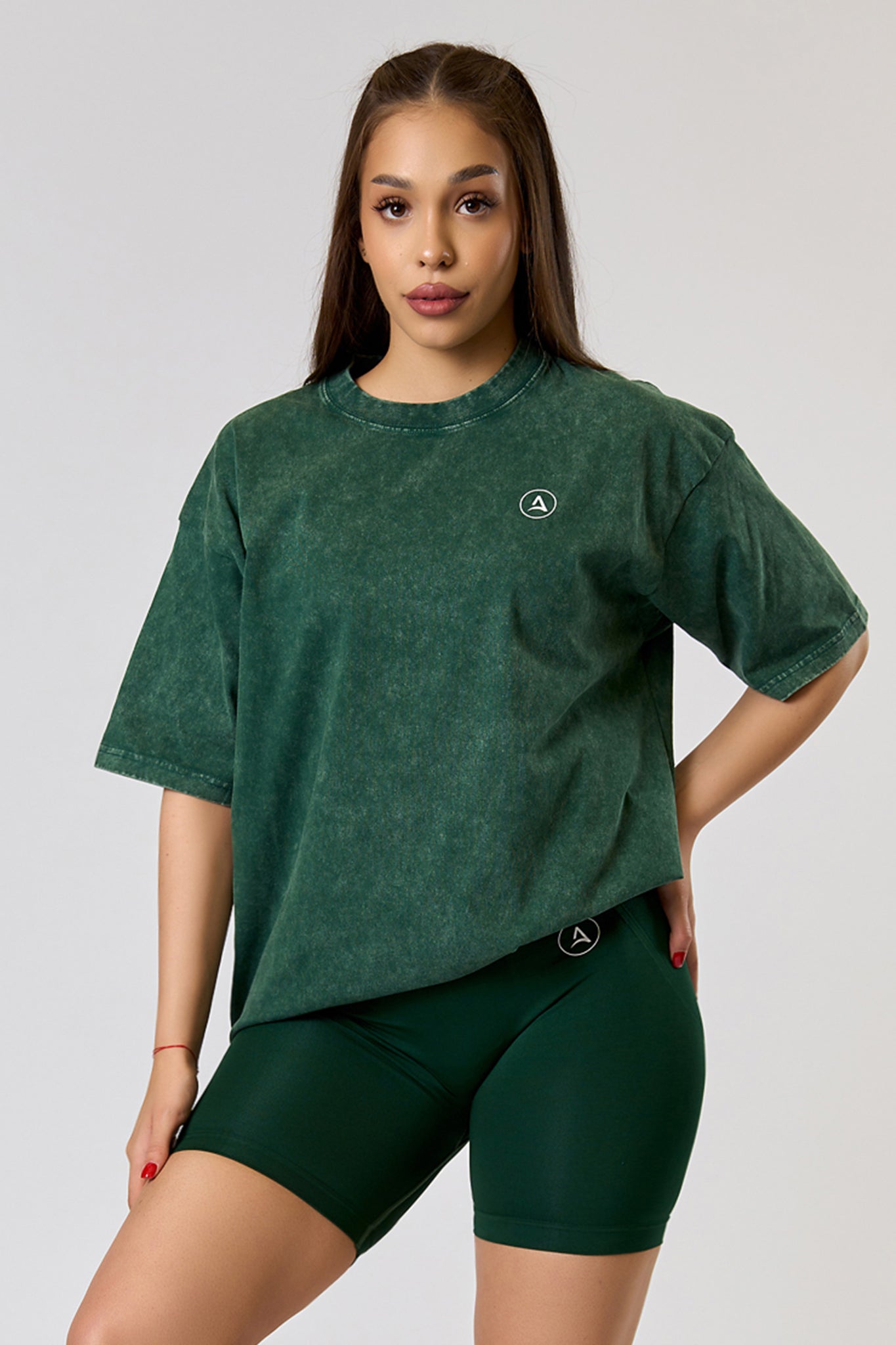 Tricou VINTAGE OVERSIZED Verde