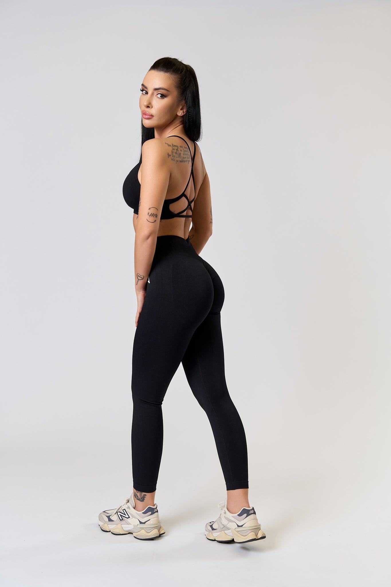 Set POWER GLOW Negru
