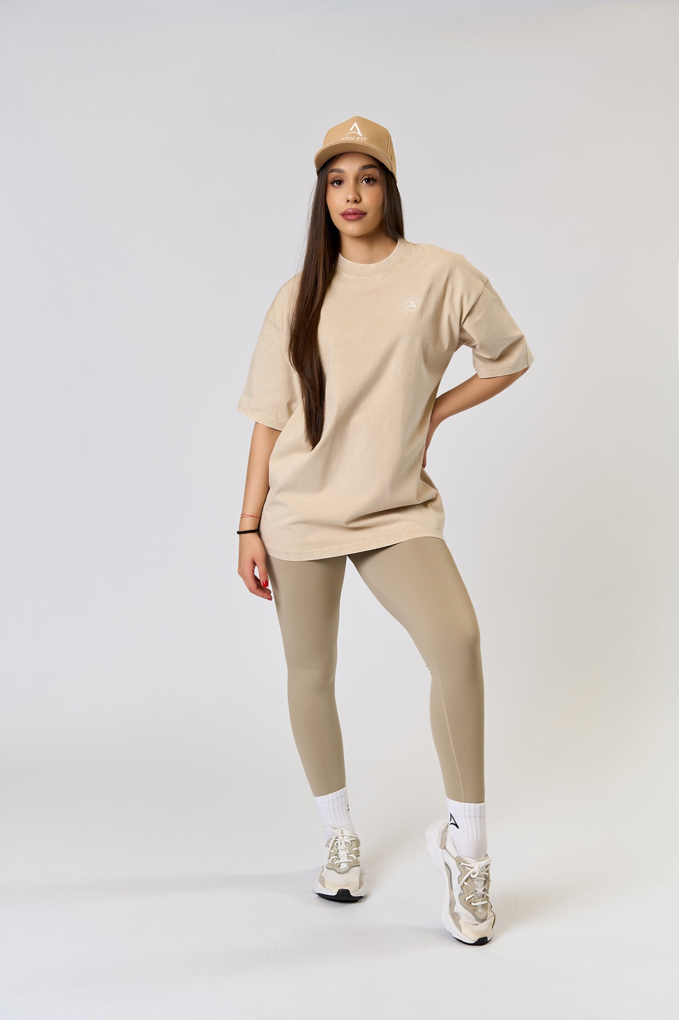 Tricou VINTAGE OVERSIZED Bej