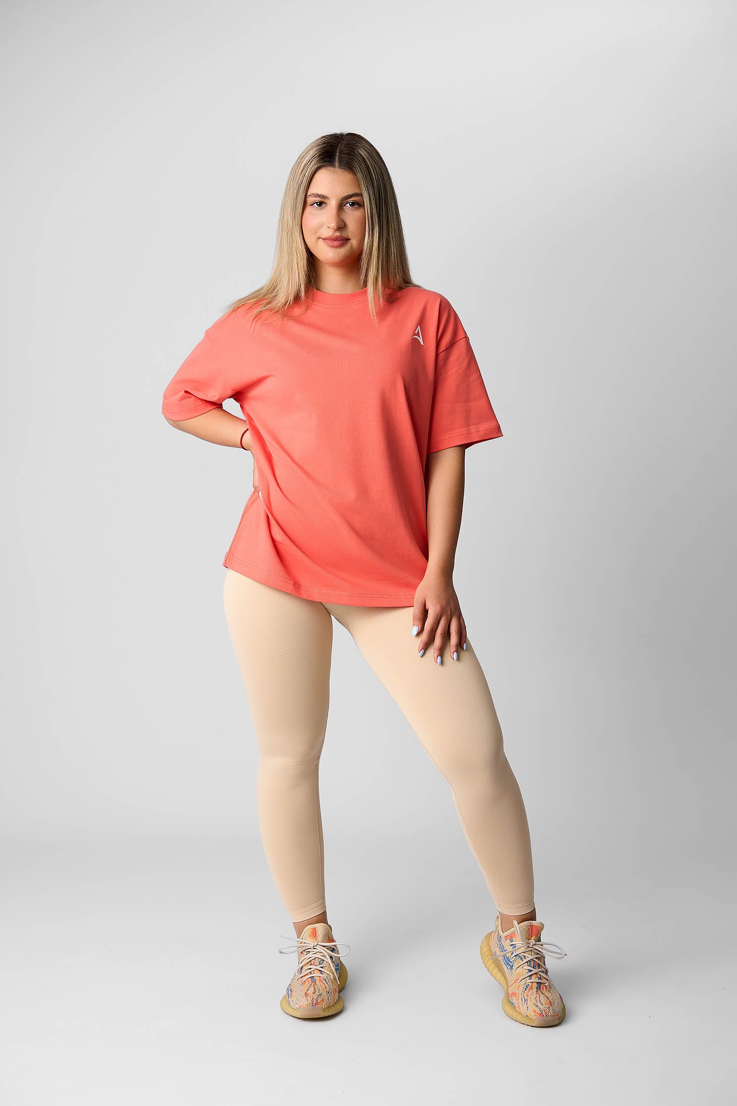 Tricou CLASSIC OVERSIZED Coral