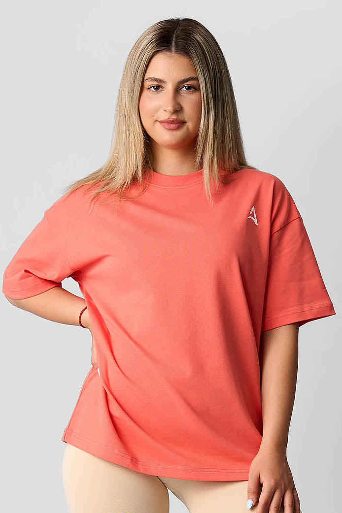 Tricou CLASSIC OVERSIZED Coral