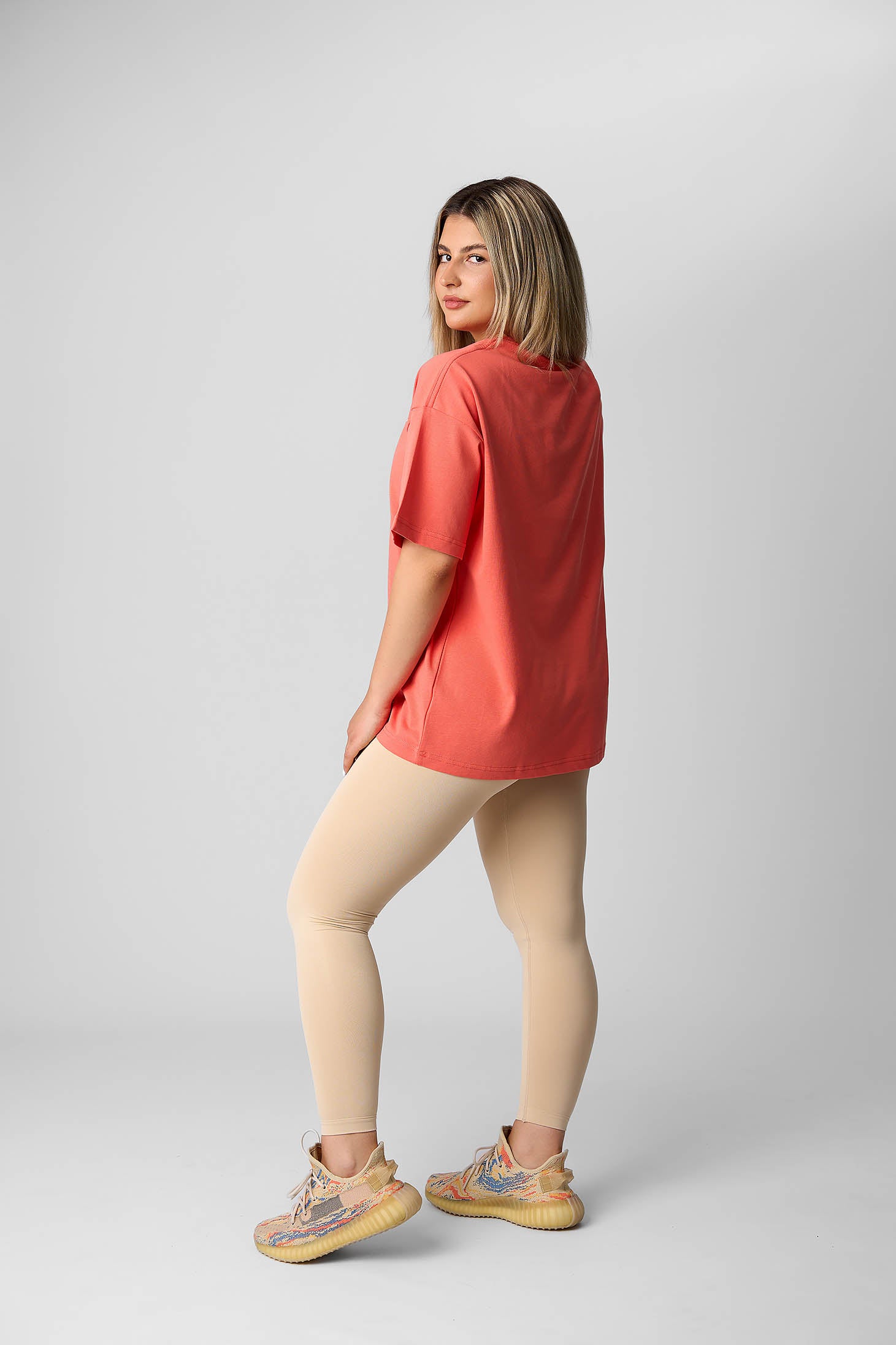 Tricou CLASSIC OVERSIZED Coral