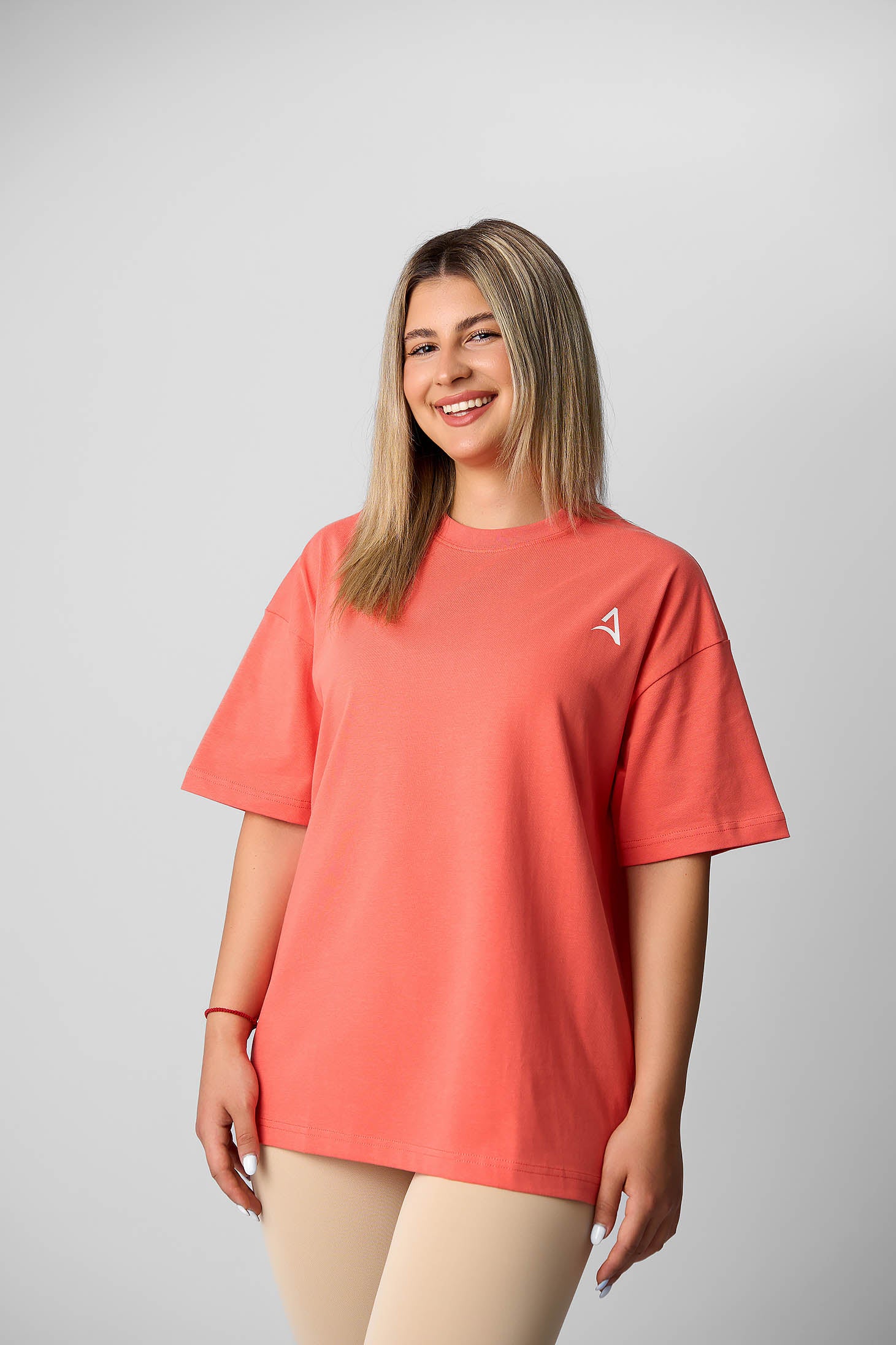 Tricou CLASSIC OVERSIZED Coral