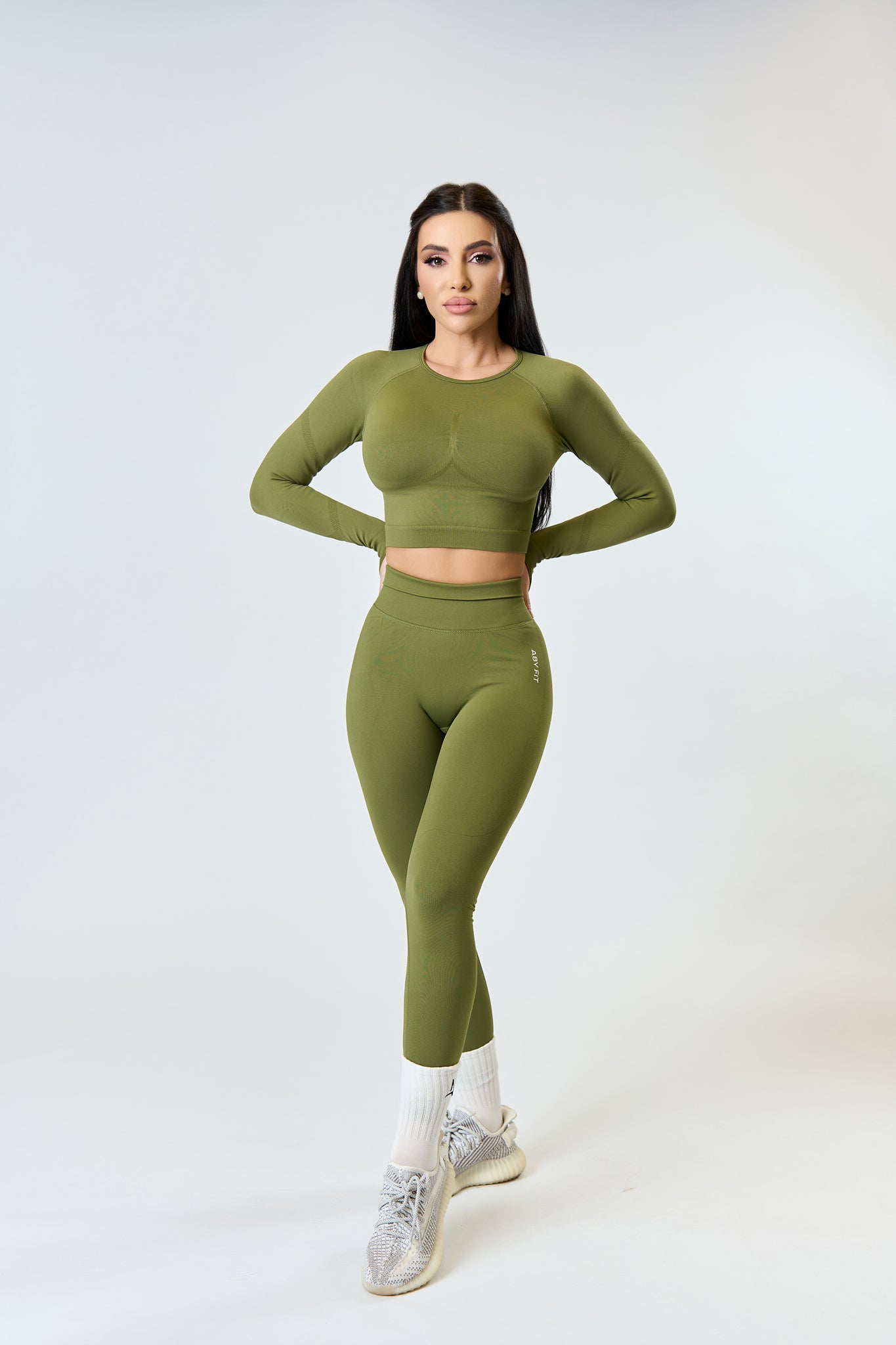 Set SEAMLESS LONG Khaki