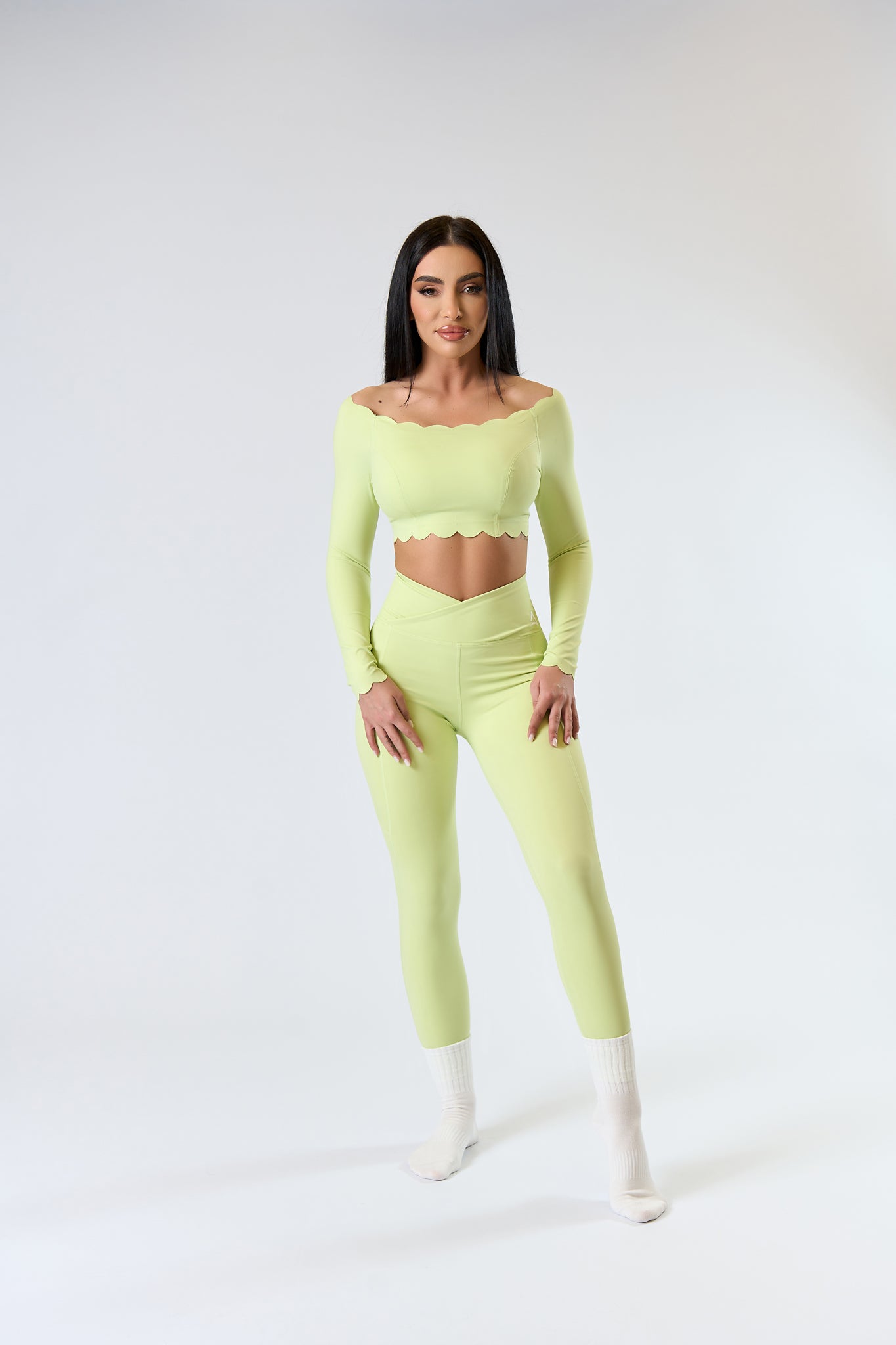 Set BELLE WAVES Verde deschis