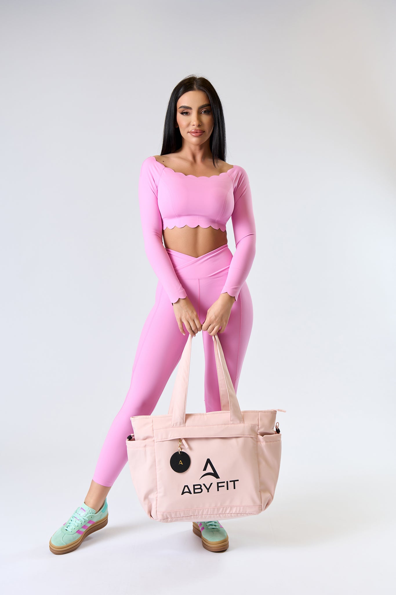 Geanta STUDIO TOTE Roz deschis