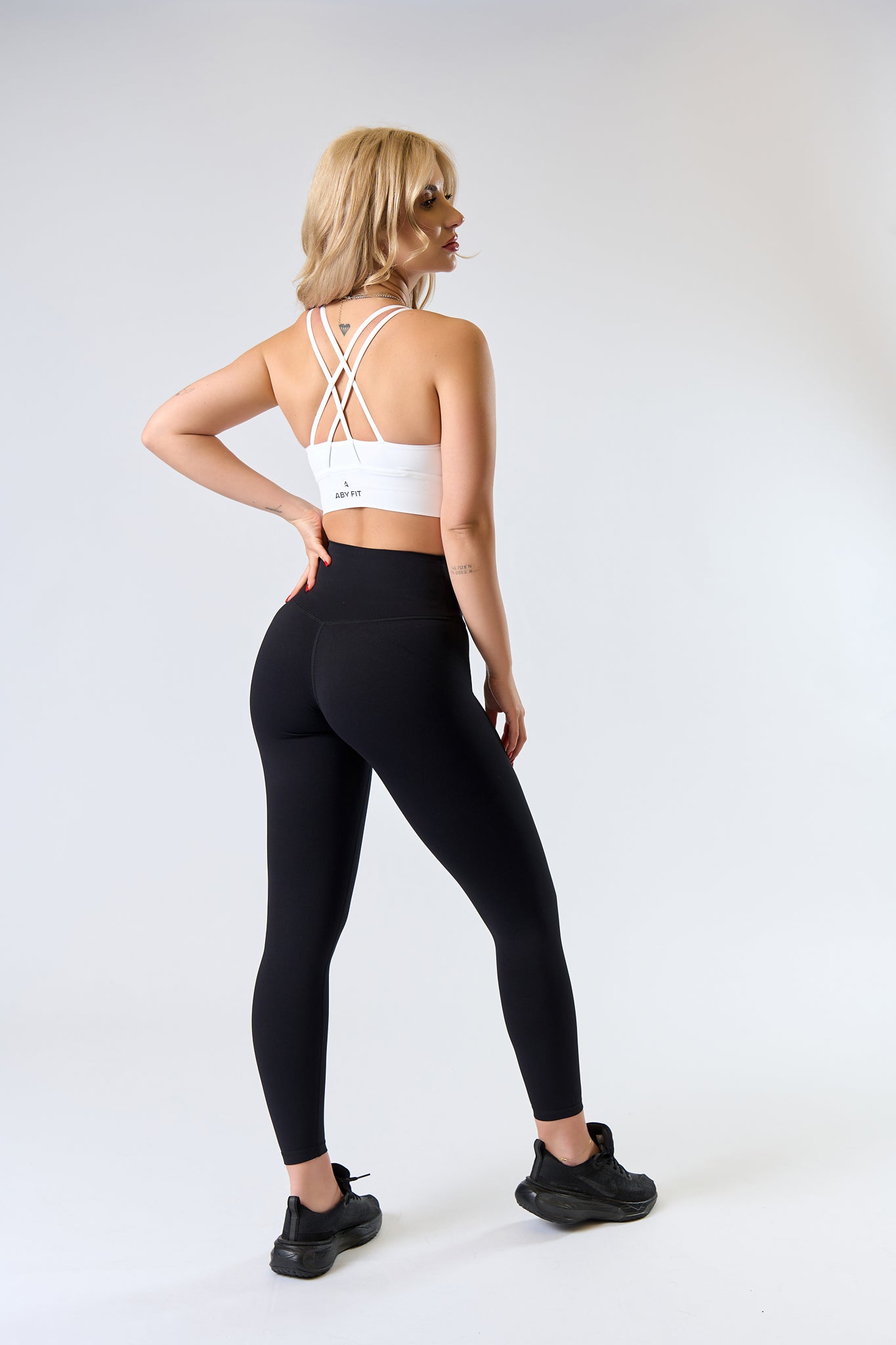 Bustiera SOFT BY LUXURY Alba Logo Negru