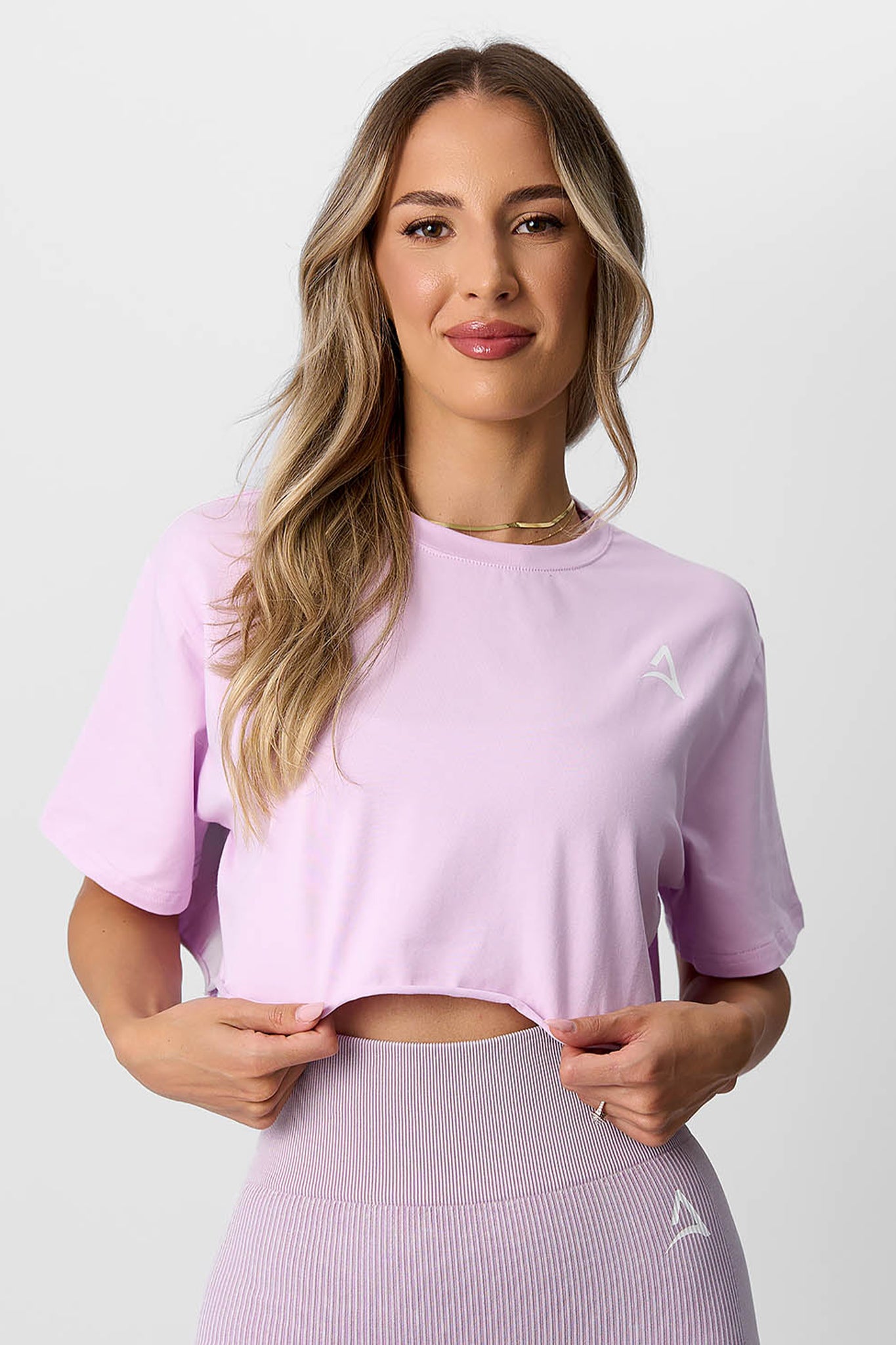Tricou ABYFIT CROP Lila