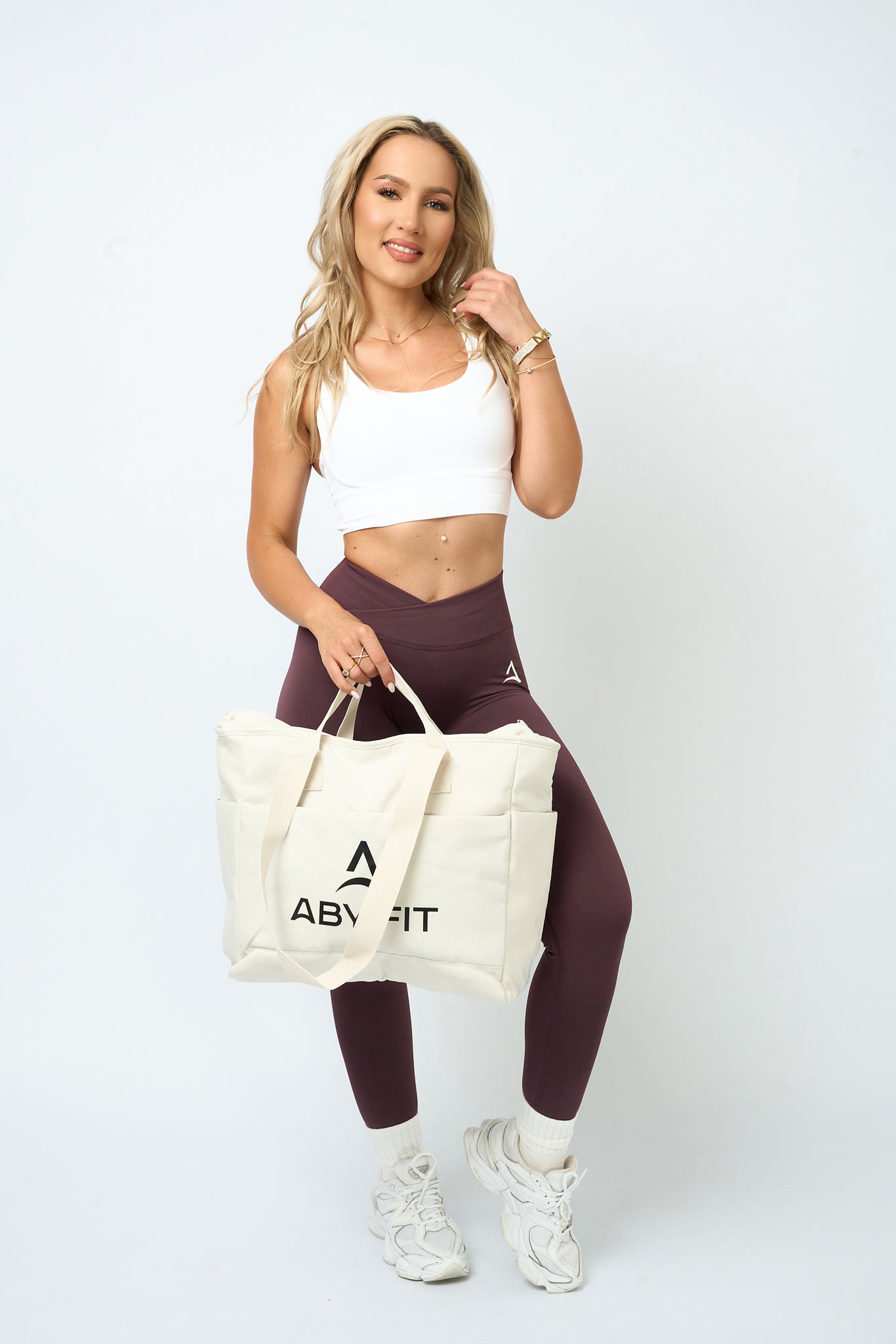 Bustiera SOFT BY LUXURY Alba Logo Negru