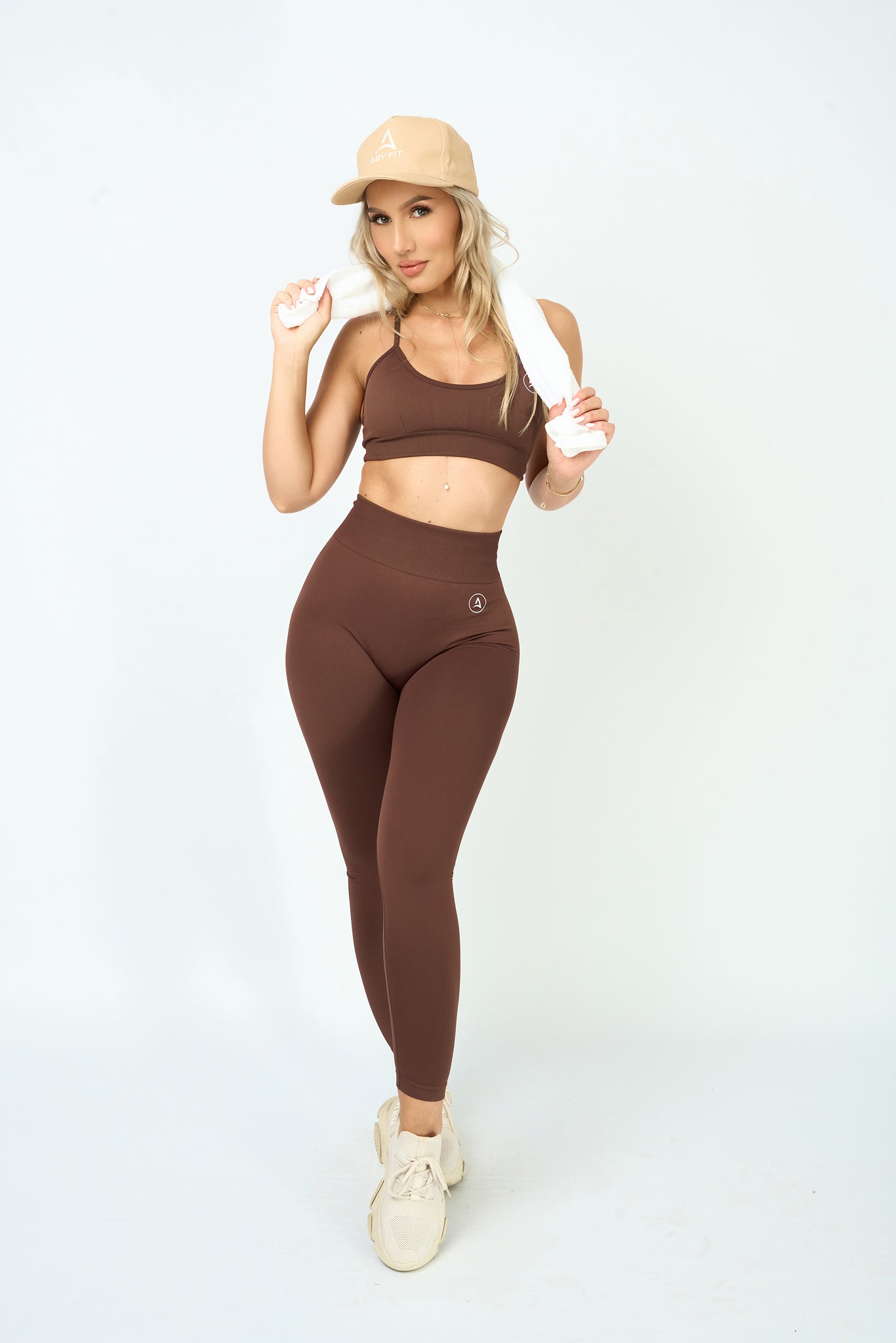 Sapca WHITE LOGO Bej