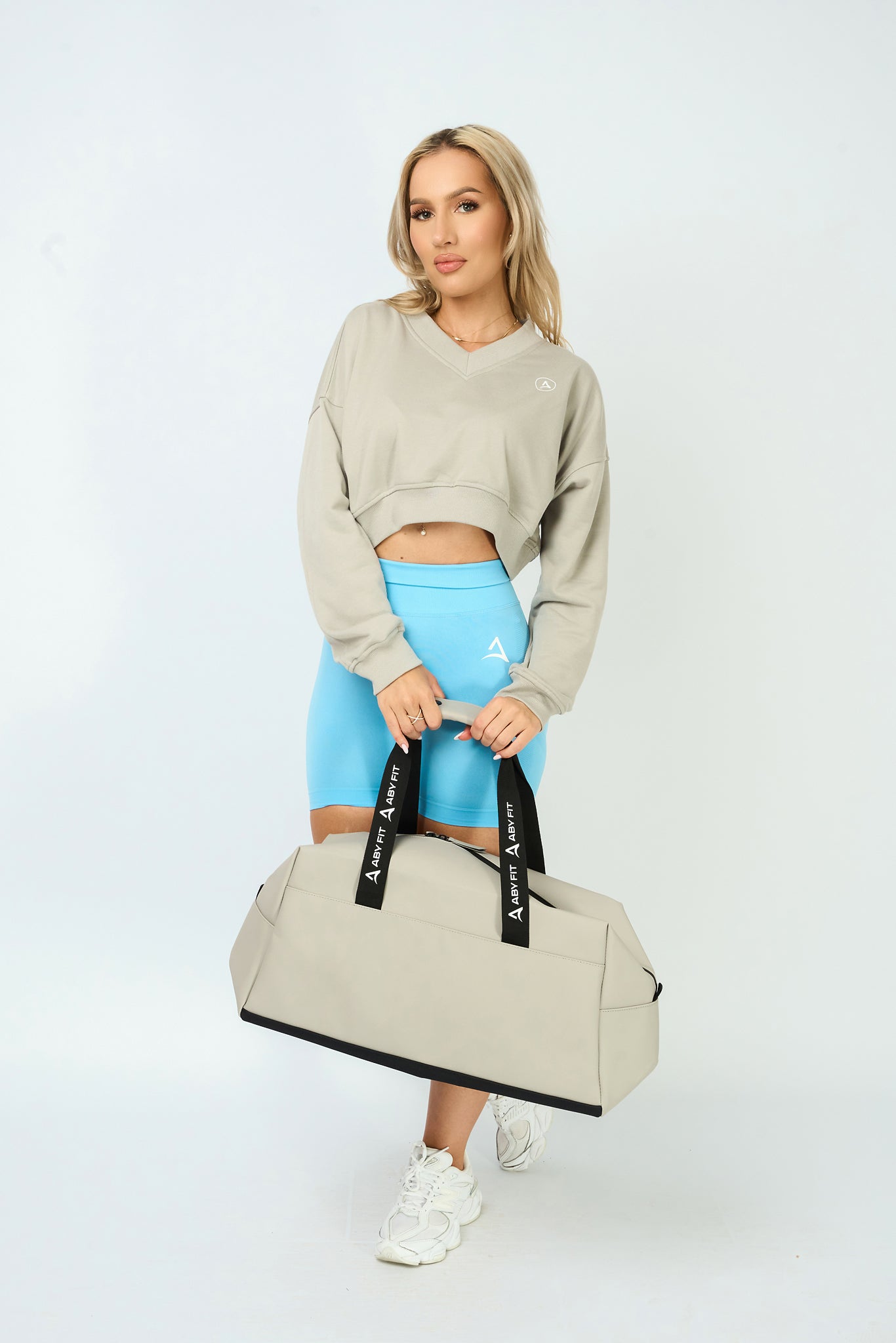 Bluza CROP CLASSIC gri