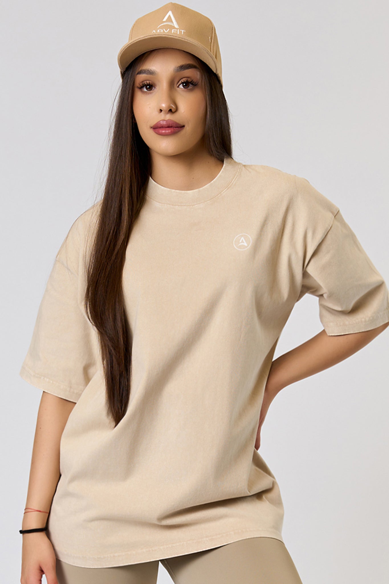 Tricou VINTAGE OVERSIZED Bej
