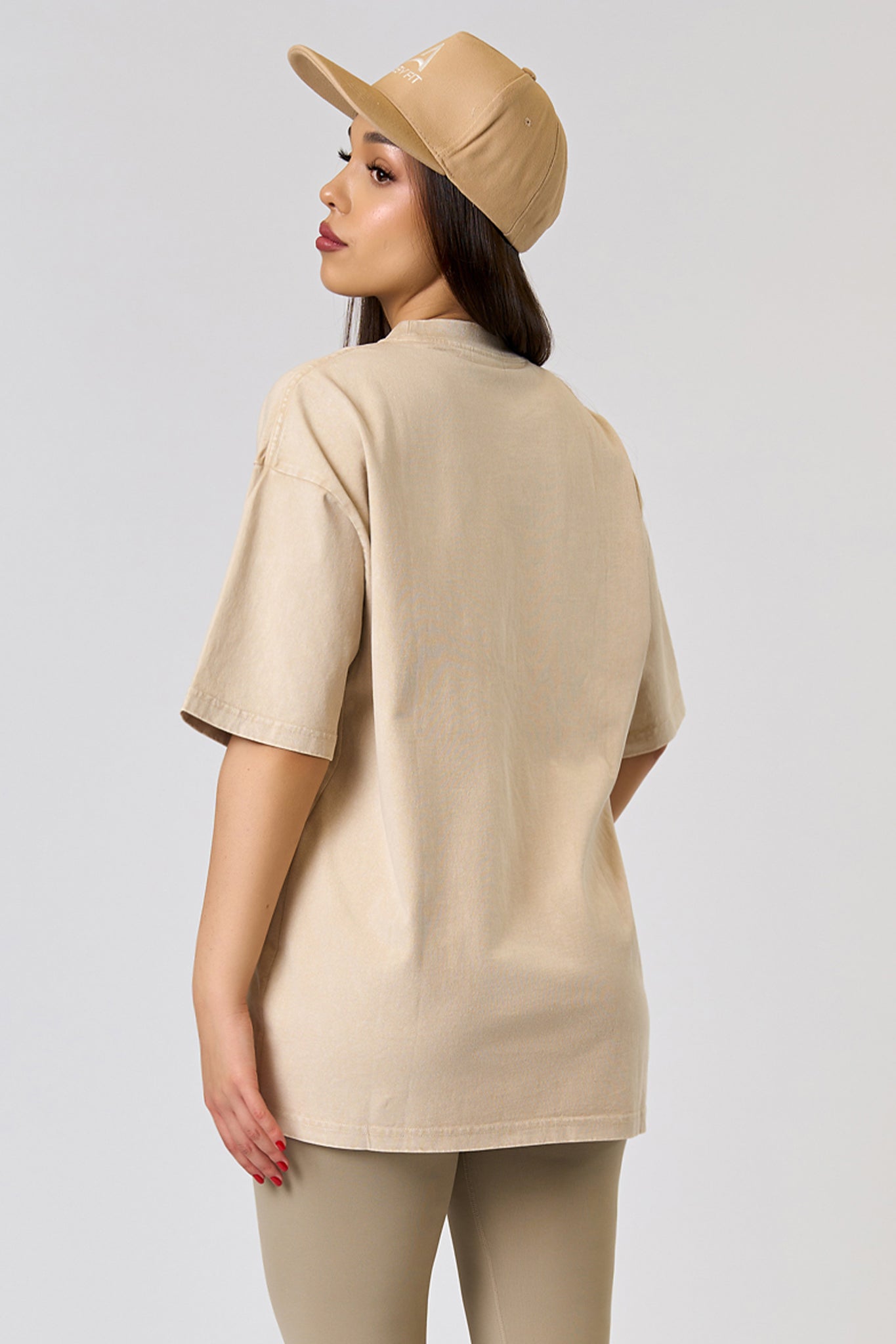 Tricou VINTAGE OVERSIZED Bej