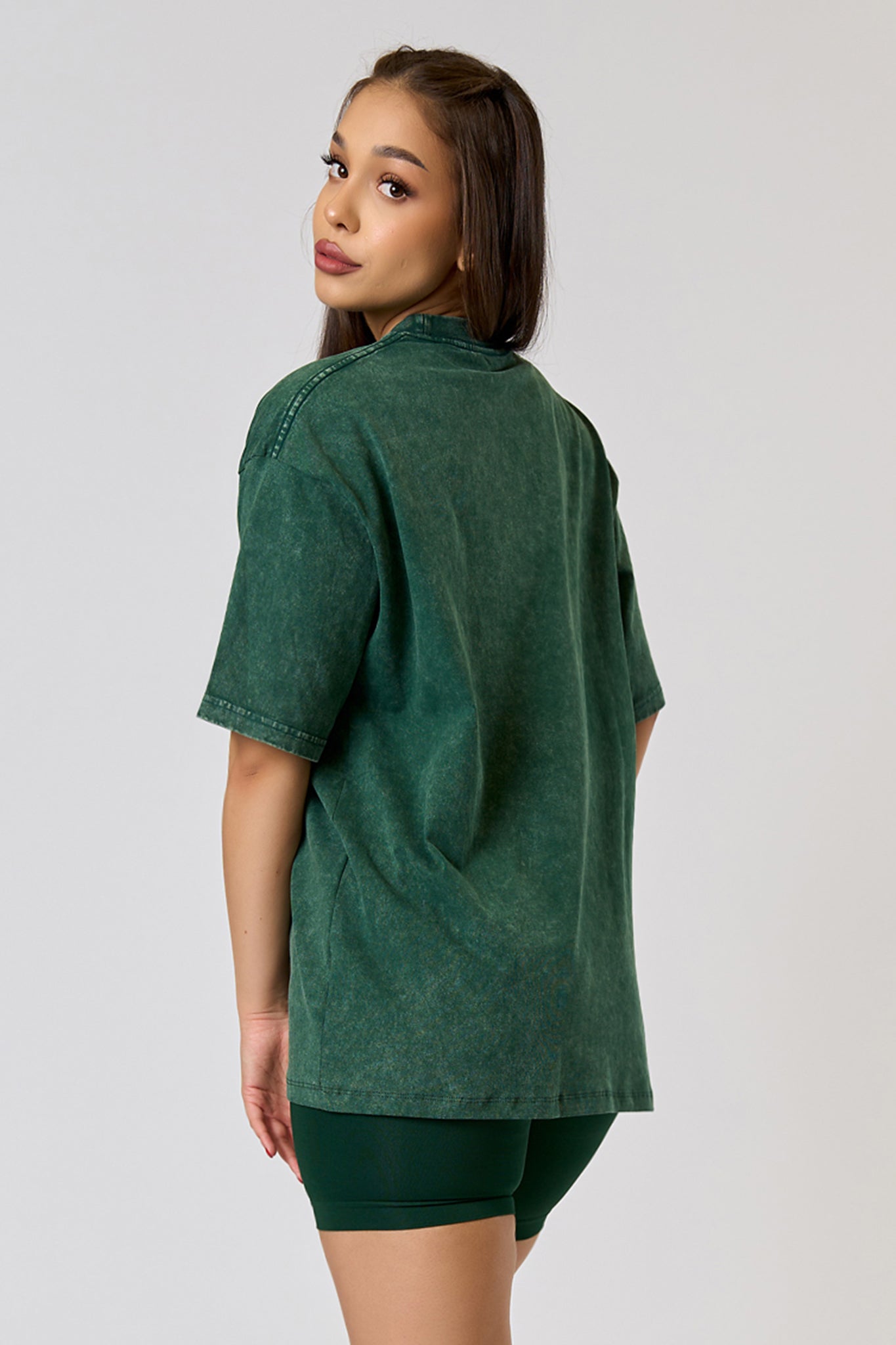 Tricou VINTAGE OVERSIZED Verde