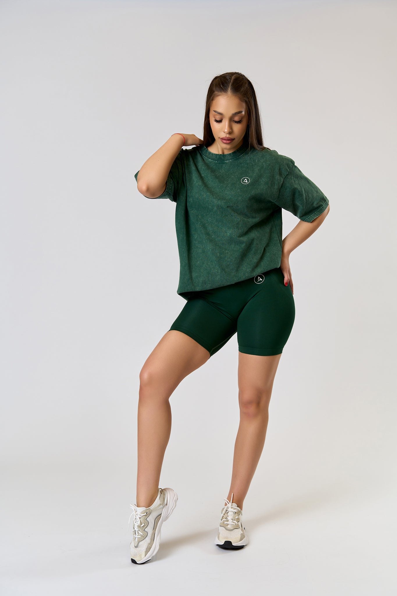 Tricou VINTAGE OVERSIZED Verde