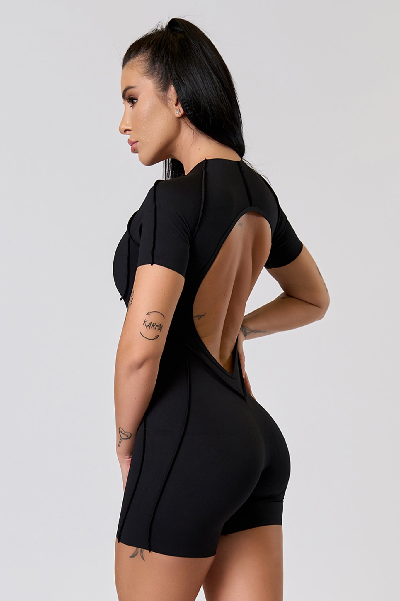 Salopeta BODY TRACE SHORT Neagra