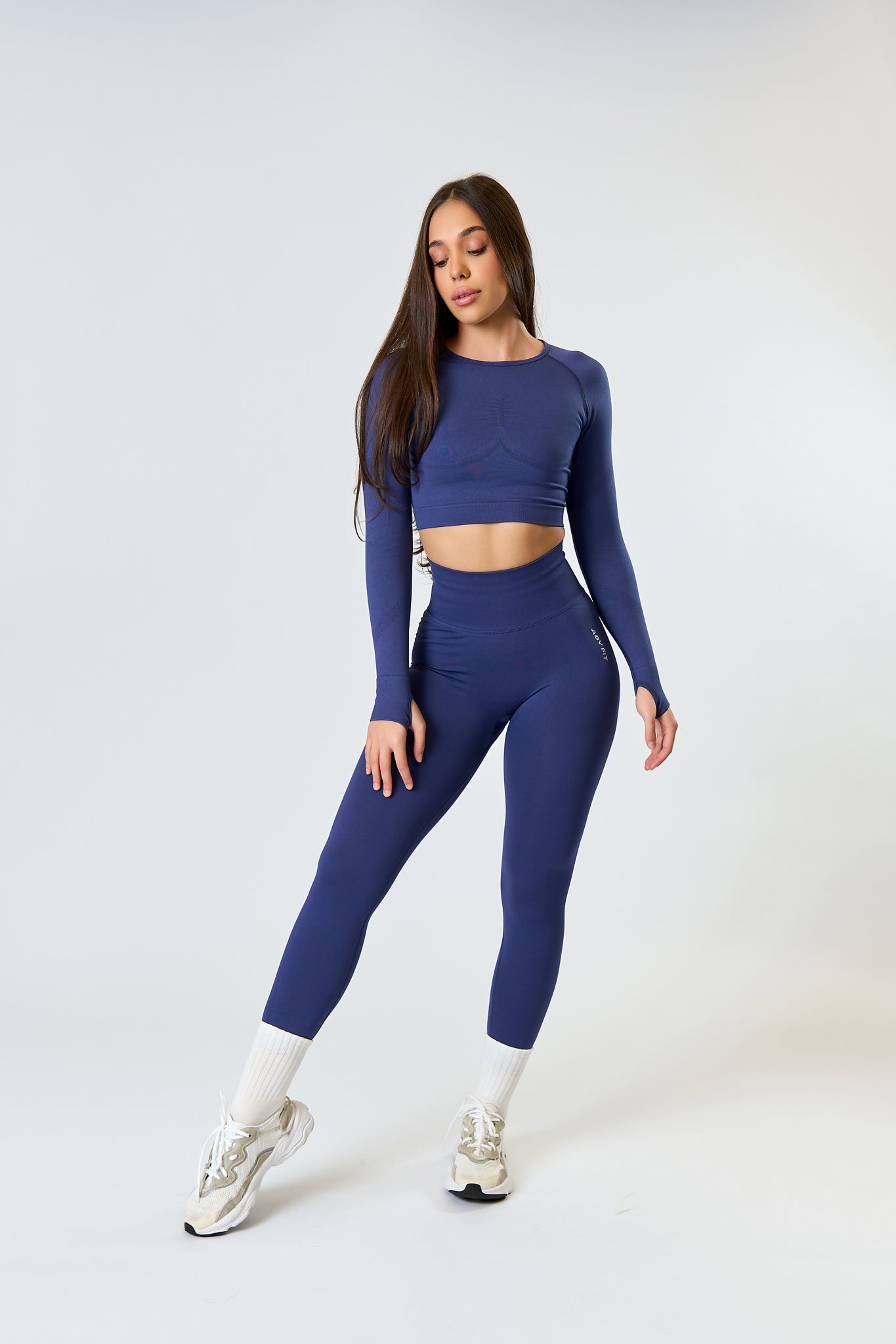 Set SEAMLESS LONG Bleumarin