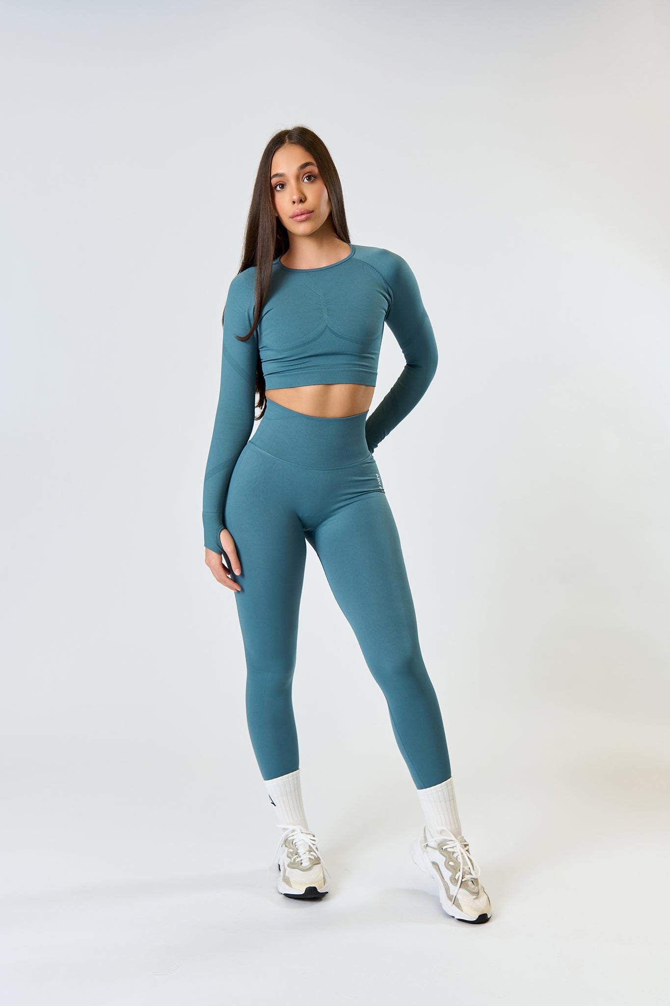 Colanti SEAMLESS LONG Verde inchis