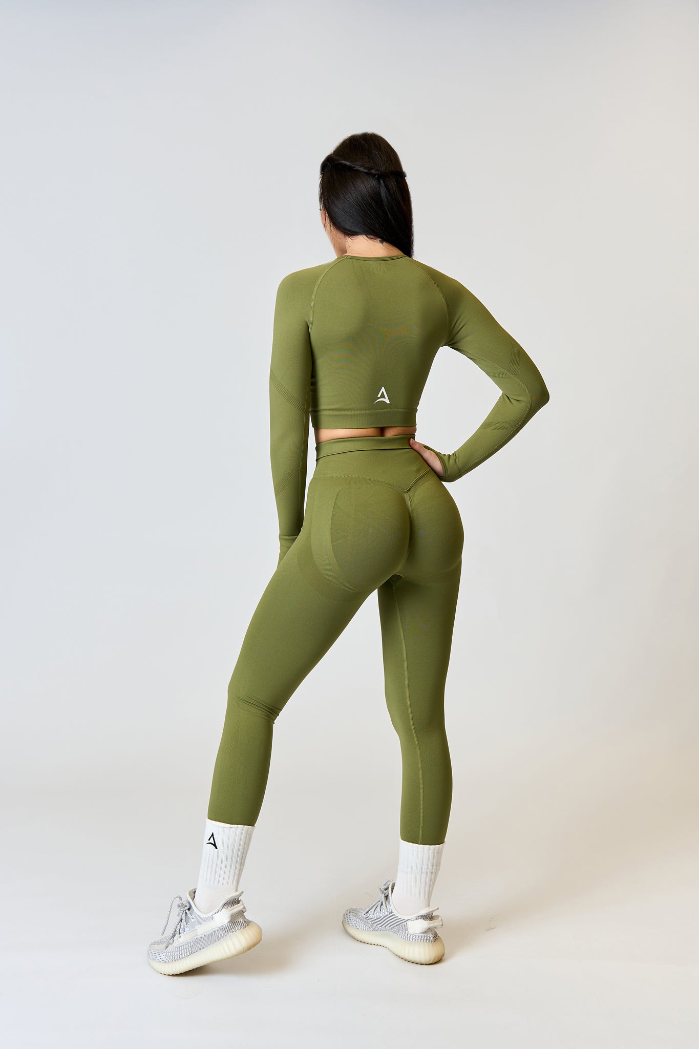 Set SEAMLESS LONG Khaki