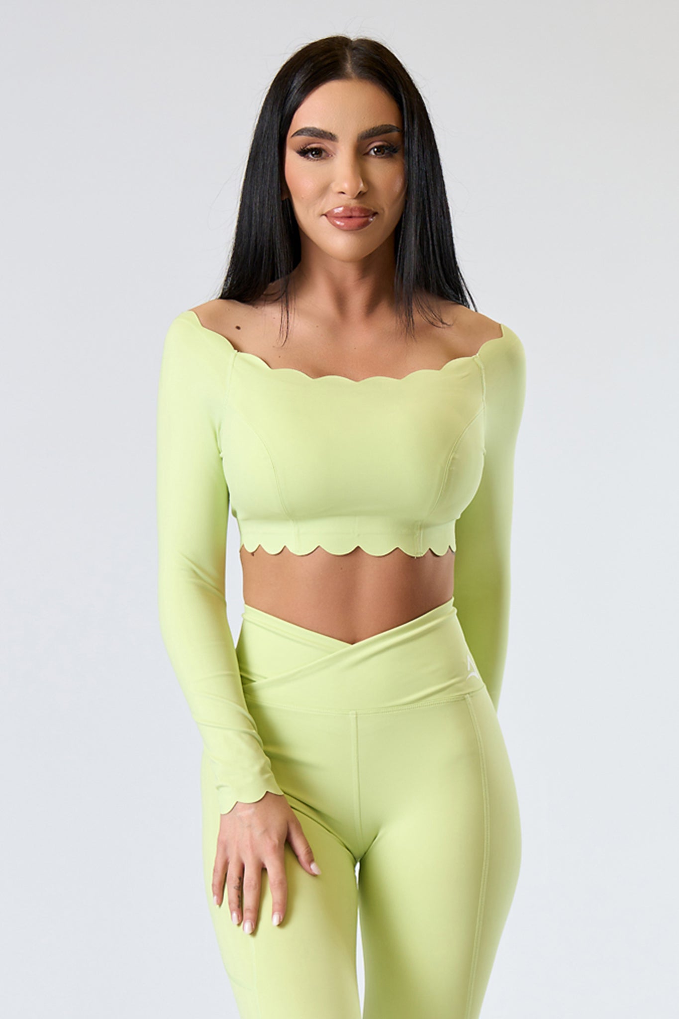 Set BELLE WAVES Verde deschis